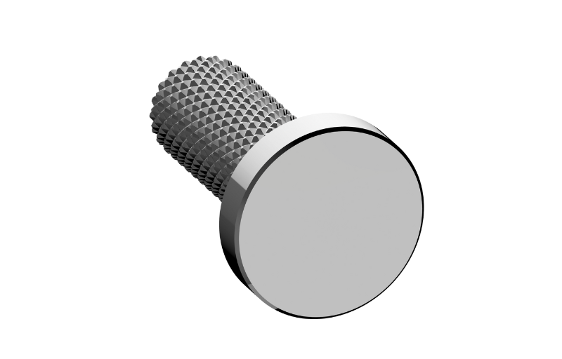 Graff G-19404CD-BB - Contemporary Towel Hook Diamond Knurled