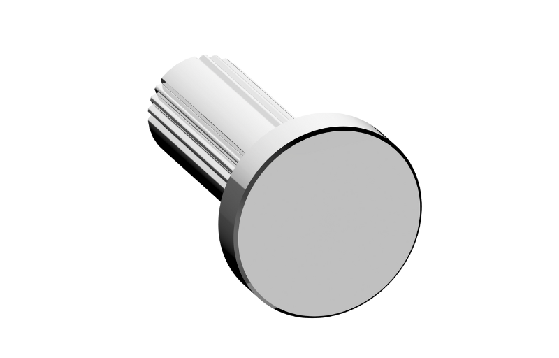 Graff G-19404CF-AU - Contemporary Towel Hook Fluted Knurled
