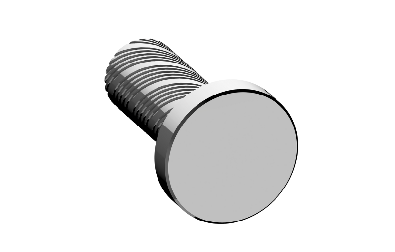 Graff G-19404CQ-AU - Contemporary Towel Hook Oblique Knurled