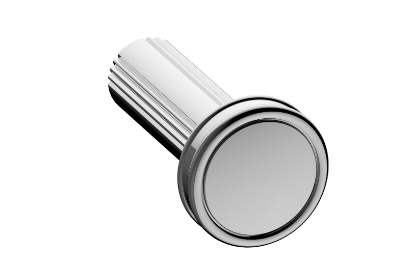 Graff G-19404TF-AU - Traditional Towel Hook Fluted Knurled