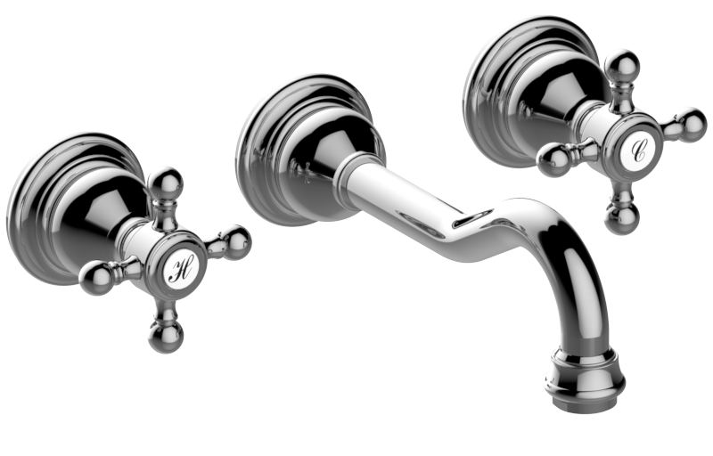 Graff G-2530-C2-AU-T - Wall-Mounted Lavatory Faucet (Trim)