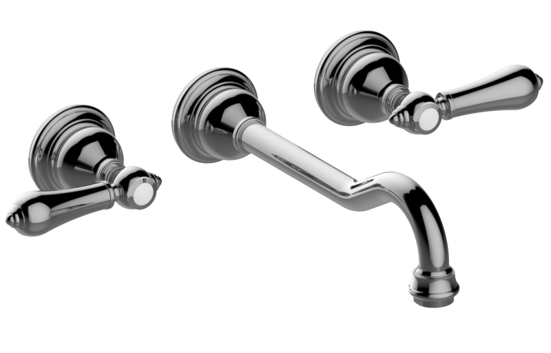 Graff G-2531-LM34-AU-T - Wall-Mounted Lavatory Faucet (Trim)