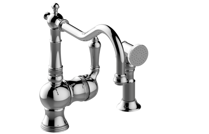 Graff G-4231-LM7-BB - Kitchen Faucet With Side Spray