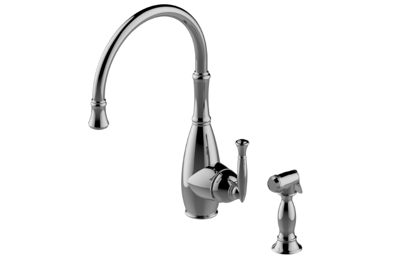 Graff G-4805-BB - Kitchen Faucet With Side Spray