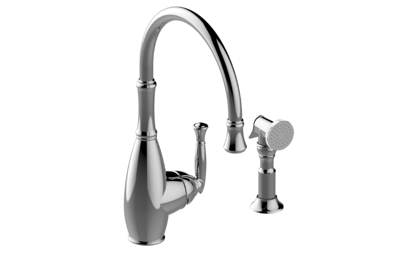 Graff G-4806-BB - Kitchen Faucet With Side Spray