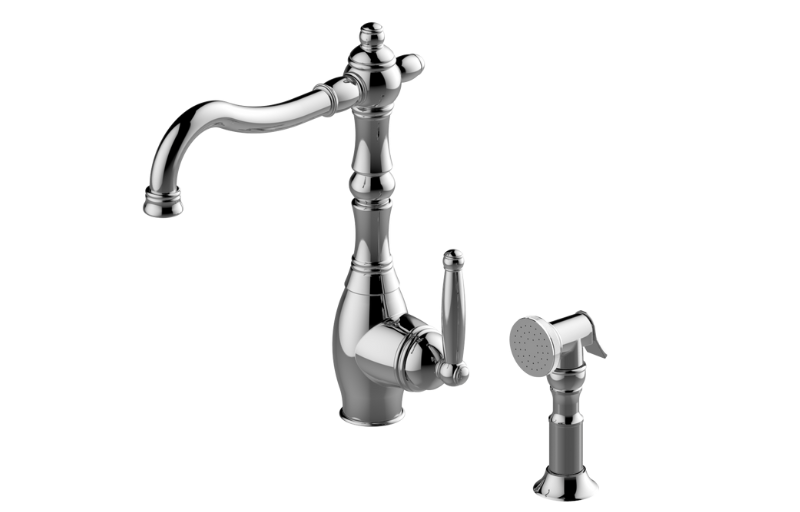 Graff G-4816-BB - Kitchen Faucet With Side Spray
