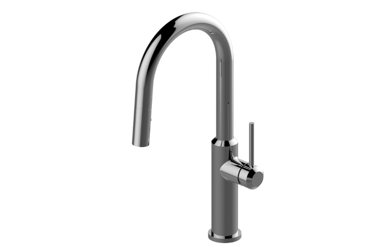 Graff G-5615-LM41J-BB - Pull-Down Bar/Prep Faucet With Chef'S Pro Sprayer