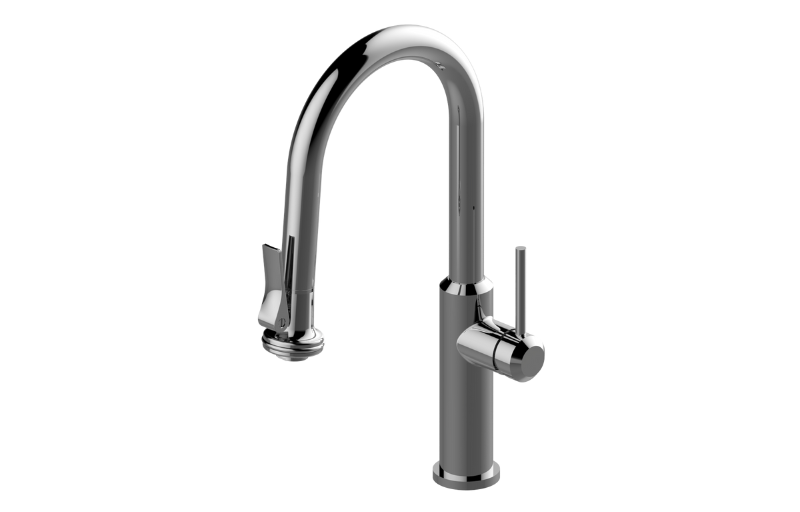 Graff G-5616-LM41J-BB - Pull-Down Bar/Prep Faucet With Chef'S Pro Sprayer