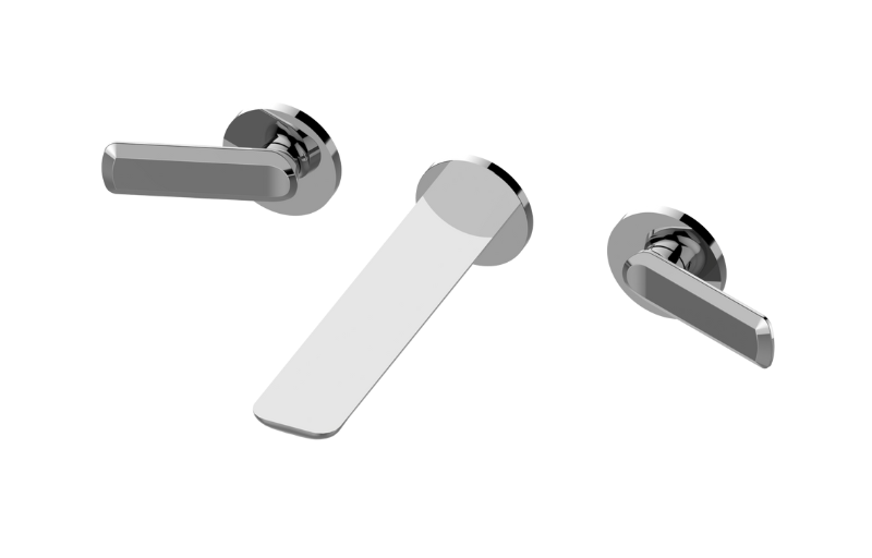 Graff G-6378-LM61B-AU-T - Sento Three-Hole Wall-Mounted Tub Filler With 7" Spout