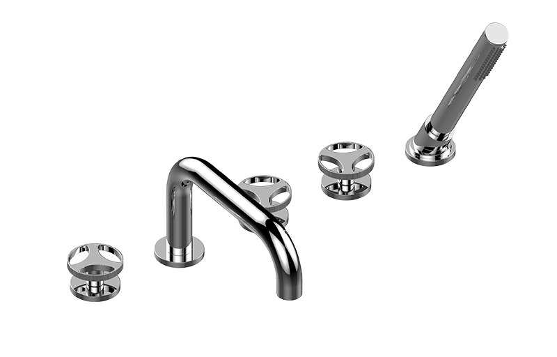 Graff G-6751-C19B-AU - Roman Tub Set W/Handshower (Rough And Trim)
