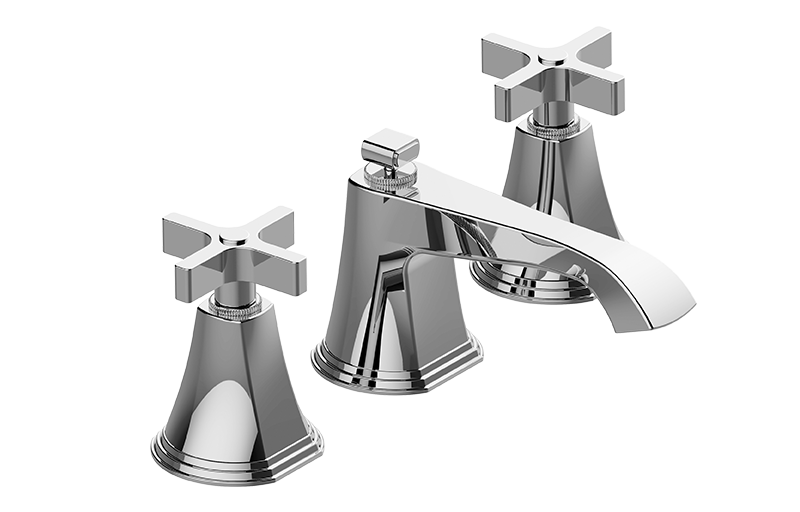 Graff G-6810-C15B-AU - Widespread Lavatory Faucet W/Cross Handle
