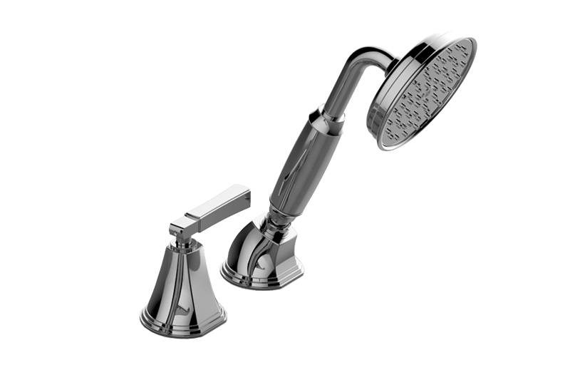 Graff G-6855-LM47B-AU-T - Deck-Mounted Handshower & Diverter Set W/Lever Handle (Trim)