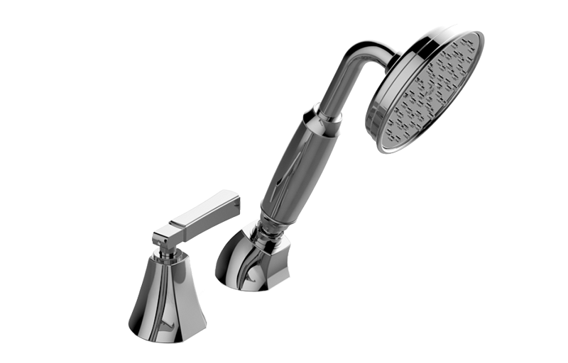 Graff G-6856-LM47B-BB-T - Deck-Mounted Handshower & Diverter Set W/Lever Handle (Trim)