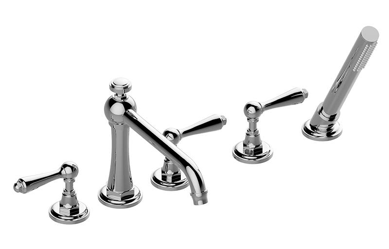 Graff G-6951-LM48B-AU - Roman Tub Set W/Handshower W/Lever Handle (Rough And Trim)