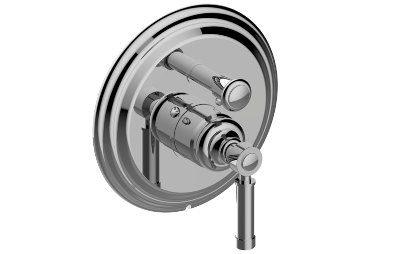 Graff G-7065-LM21B-AU-T - Pressure Balancing Valve Trim With Handle And Diverter (Trim)