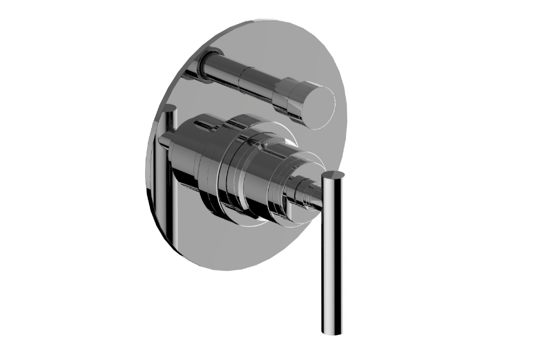 Graff G-7080-LM62W-AU-T - Pressure Balancing Valve Trim With Handle And Diverter (Trim)