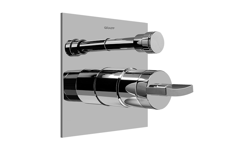 Graff G-7090-C14S-AU-T - Pressure Balancing Valve Trim With Handle And Diverter (Trim)