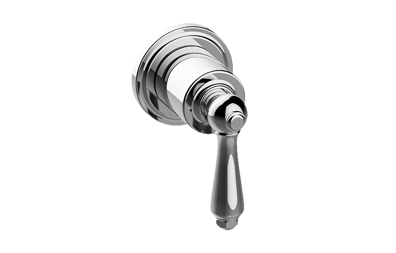 Graff G-8034-LM48E1-BB-T - Traditional M-Series Stop/Volume Control Valve Trim With Handle