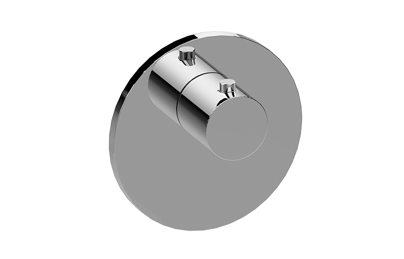 Graff G-8037-RH-BB-T - Round M-Series Thermostatic Valve Trim Plate With Handle