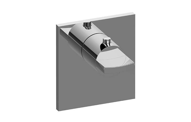 Graff G-8043-C14E-AU-T - Square M-Series Thermostatic Valve Trim Plate With Handle
