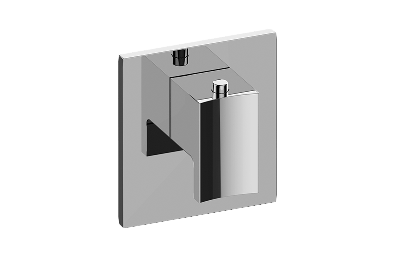 Graff G-8043-LM36E-AU-T - Square M-Series Thermostatic Valve Trim Plate With Handle