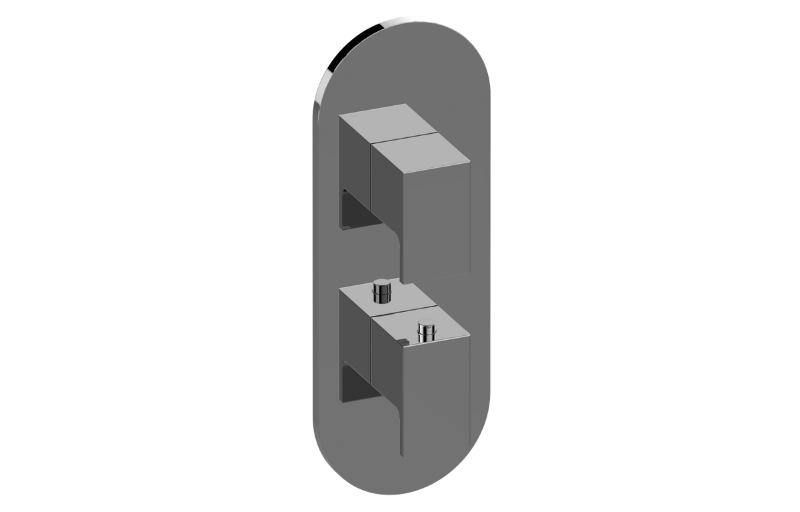 Graff G-8047-LM31E0-AU-T - Round M-Series Valve Trim With Two Handles