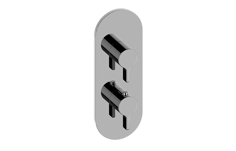 Graff G-8047-LM46E0-PC-T - Round M-Series Valve Trim With Two Handles