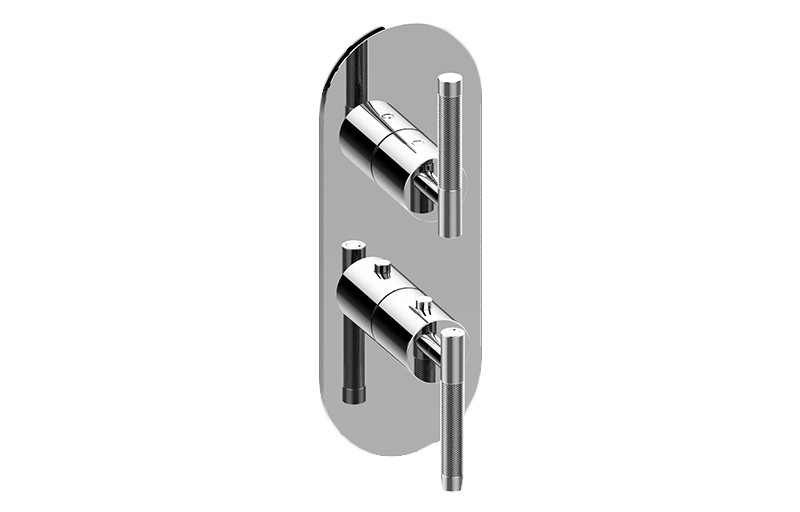 Graff G-8047-LM57E0-PC-T - Round M-Series Valve Trim With Two Handles