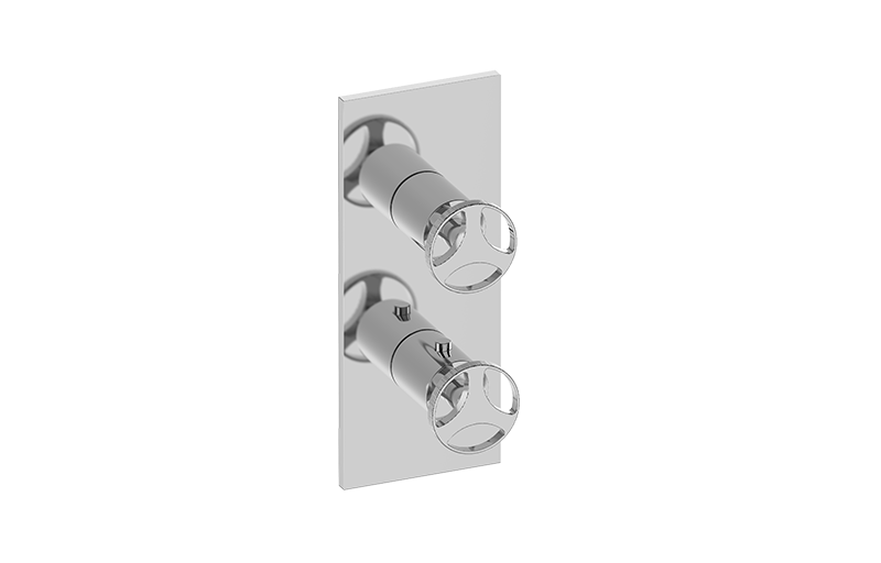 Graff G-8048-C19E0-AU-T - Square M-Series Valve Trim With Two Handles
