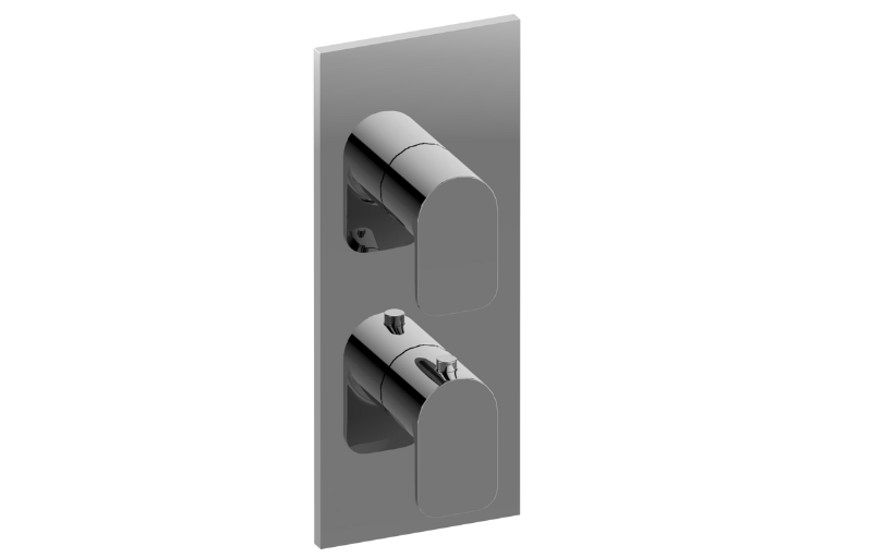 Graff G-8048-LM42E0-AU-T - Square M-Series Valve Trim With Two Handles