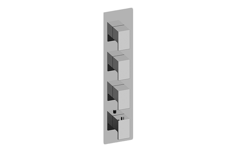 Graff G-8059-LM31E0-AU-T - Square M-Series Valve Trim With Four Handles