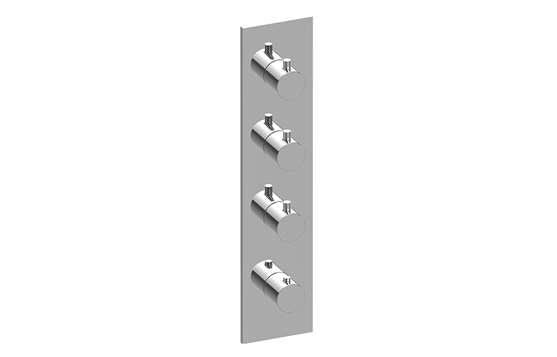 Graff G-8059-RH0-AU-T - Square M-Series Valve Trim With Four Handles