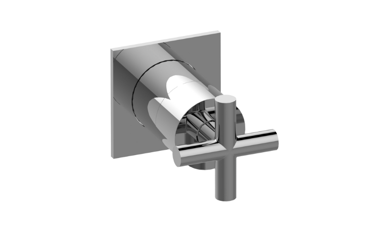 Graff G-8067-C17B-AU-T - Square Trim Plate With Handle