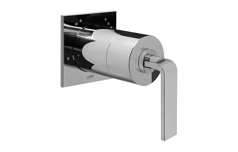 Graff G-8067-LM40S-AU-T - Square Trim Plate With Handle