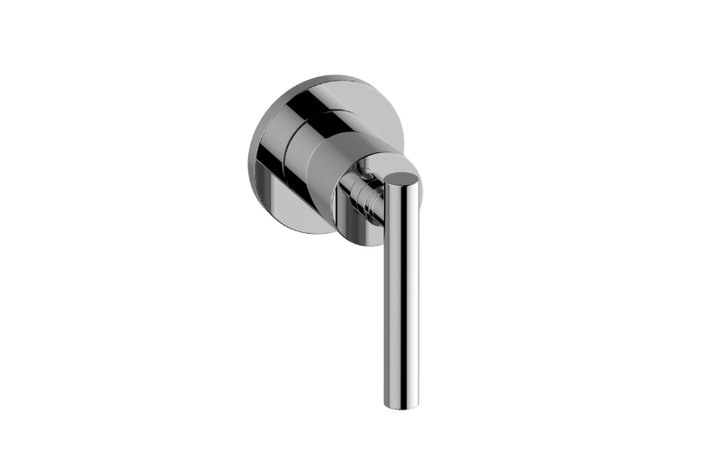 Graff G-8068-LM62E1-PC-T - Round M-Series 2-Way Diverter Valve Trim With Handle
