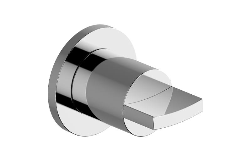 Graff G-8069S-C14E1-BK-T - Round M-Series 3-Way Shared Diverter Valve Trim With Handle