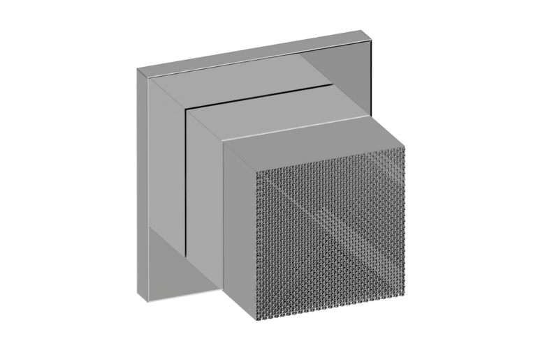 Graff G-8071-SK1-AU-T - Square M-Series 2-Way Diverter Valve Trim With Handle