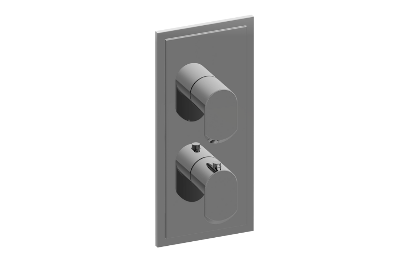 Graff G-8081-LM45E0-BK-T - Transitional M-Series Valve Trim With Two Handles