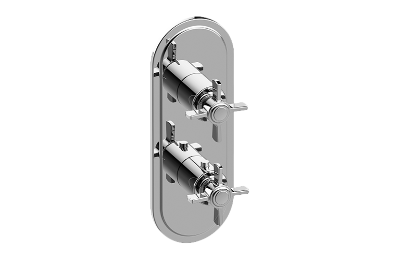 Graff G-8086-C16E0-AU-T - Traditional M-Series Valve Trim With Two Handles