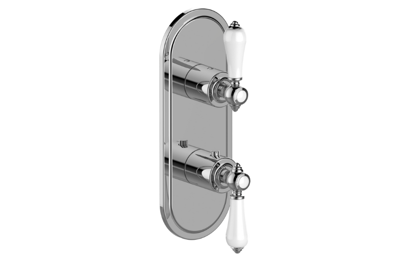 Graff G-8086-LC1E0-BB-T - Traditional M-Series Valve Trim With Two Handles