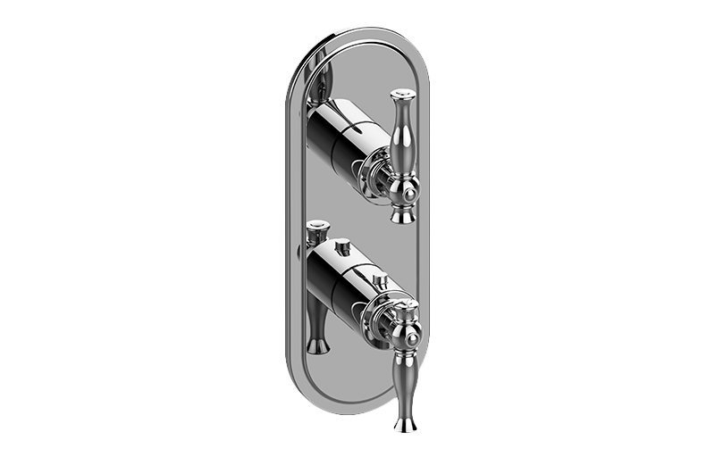 Graff G-8086-LM22E0-AU-T - Traditional M-Series Valve Trim With Two Handles