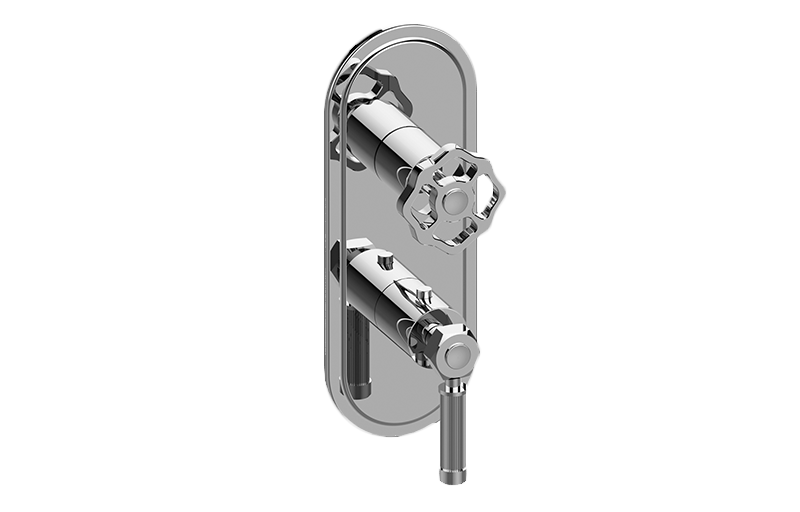 Graff G-8086-LM56C18-AU-T - Traditional M-Series Valve Trim With Two Handles
