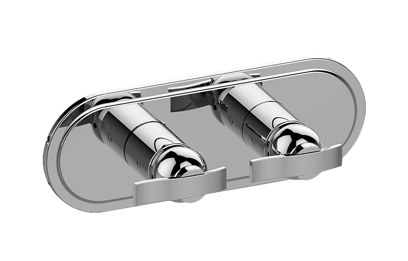 Graff G-8086H-LM20E0-AU-T - Traditional M-Series Valve Trim With Two Handles (Horizontal Orientation)