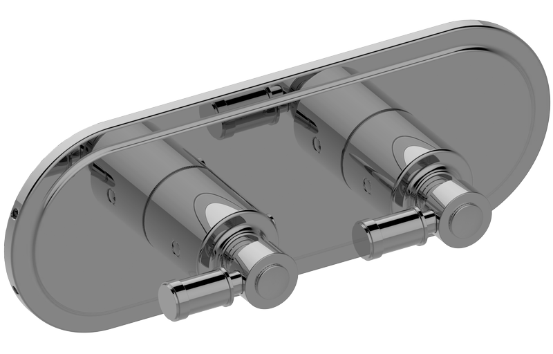 Graff G-8086H-LM21E0-AU-T - Traditional M-Series Valve Trim With Two Handles (Horizontal Orientation)