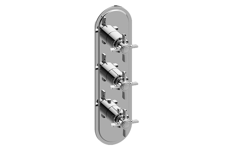 Graff G-8087-C16E0-AU-T - Traditional M-Series Valve Trim With Three Handles