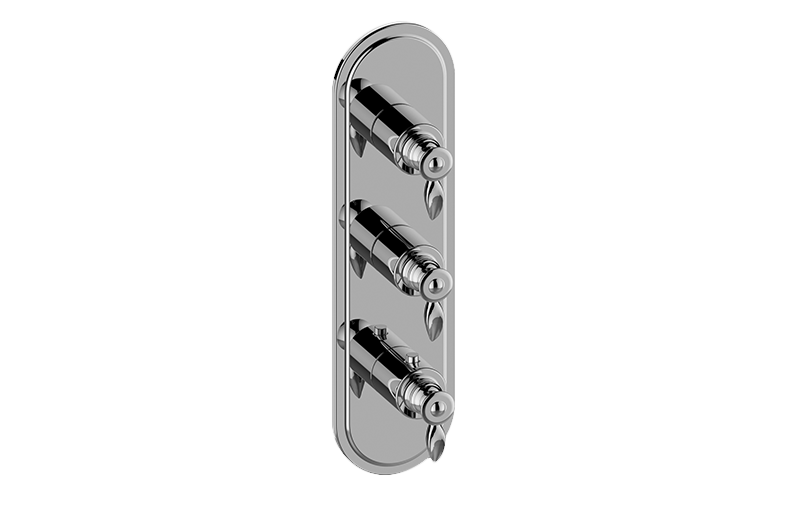 Graff G-8087-LM14E0-AU-T - Traditional M-Series Valve Trim With Three Handles