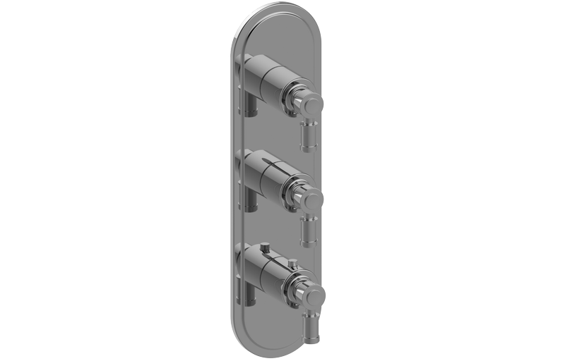 Graff G-8087-LM21E0-BB-T - Traditional M-Series Valve Trim With Three Handles