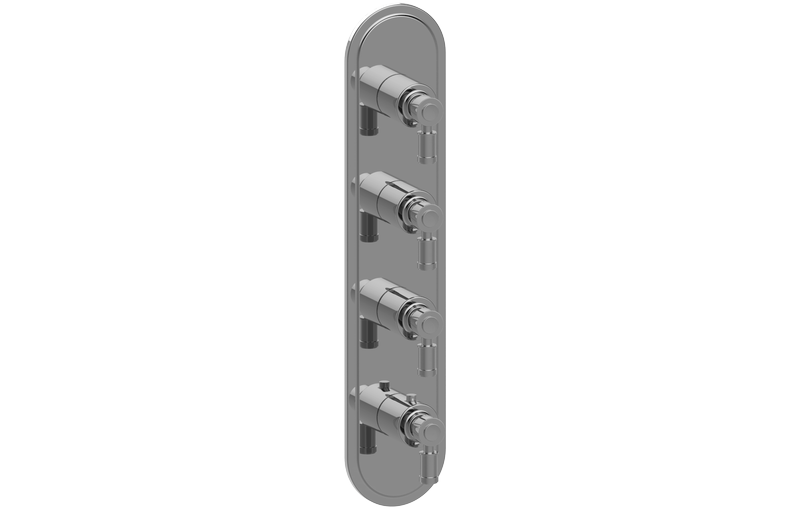 Graff G-8088-LM21E0-AU-T - Traditional M-Series Valve Trim With Four Handles