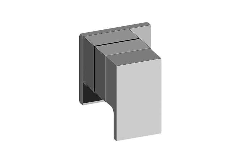 Graff G-8072-LM31E1-AU-T - Square M-Series 3-Way Diverter Valve Trim With Handle