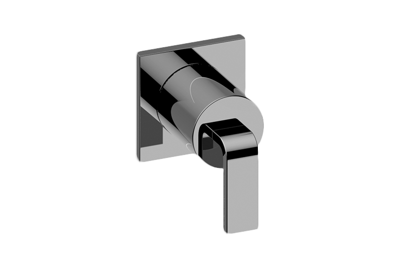 Graff G-8072-LM40E1-AU-T - Square M-Series 3-Way Diverter Valve Trim With Handle